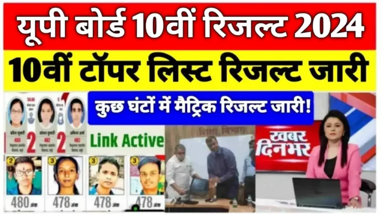 UP Board 10th Topper List 2024 :